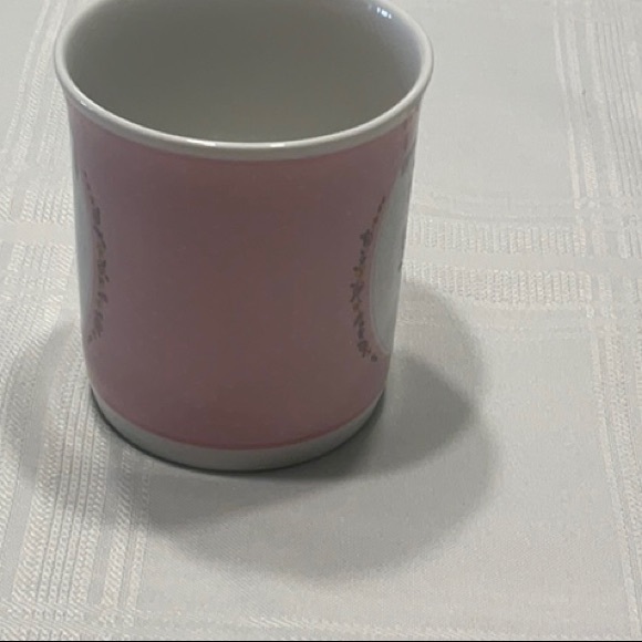 Precious Moments Collection 1991 Enesco Pink and White Mug with Graduation Theme - Picture 4 of 6